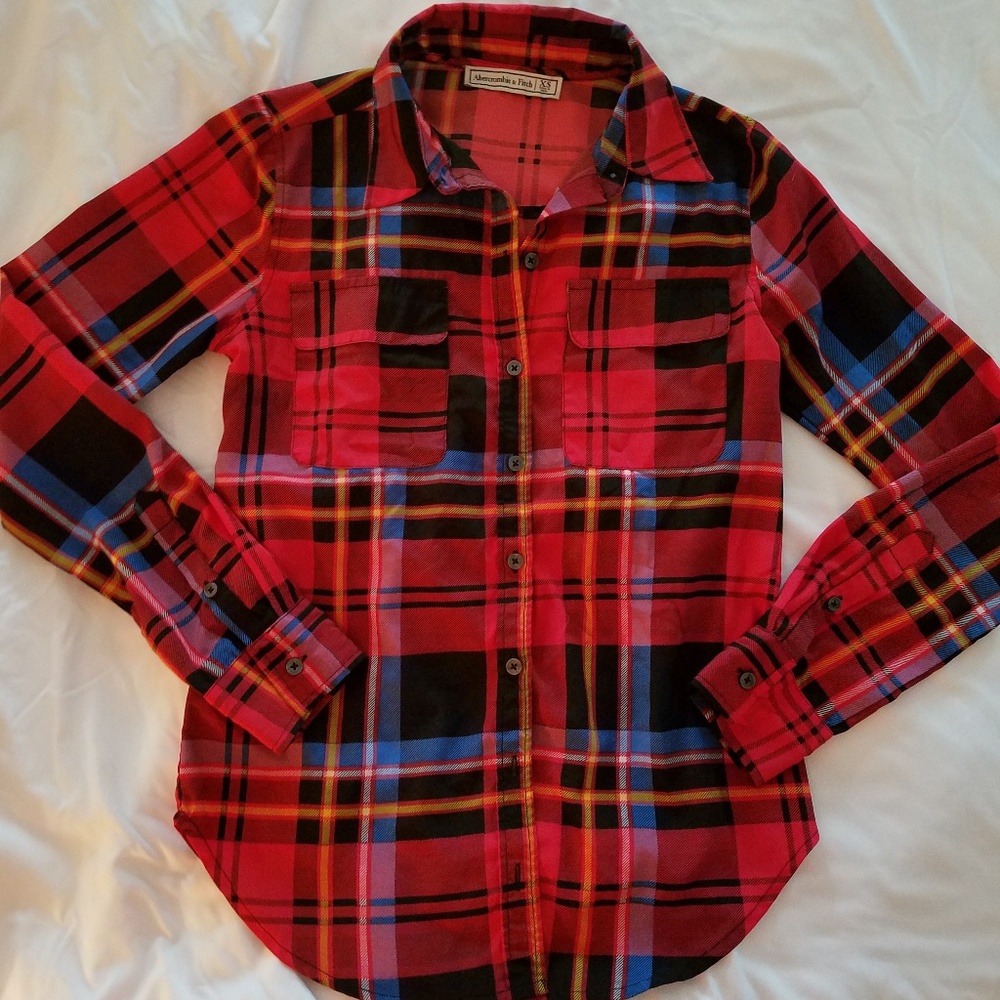 Abercrombie and Fitch plaid shirt